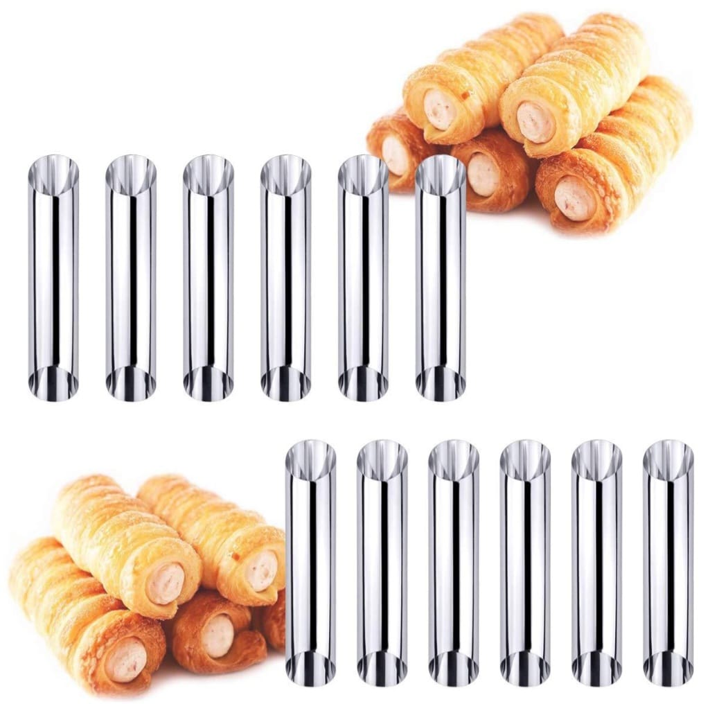 Forme rulouri inox, 6 buc