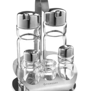 Oliviera, inox, sticla , 5 recipiente