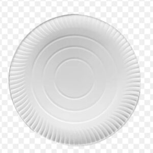 Platouri albe 23 cm, 50 buc