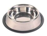 Bol alimente, inox durabil, antialunecare pentru animale