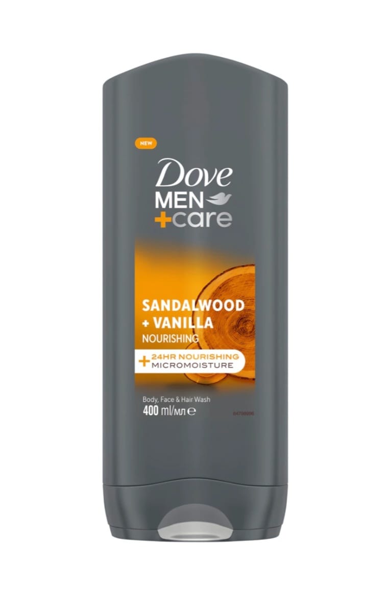 Gel de Dus pentru Barbati - Dove Men +Care Sport Care 3-in-1 Endurance Body, Face + Hair Wash, 400 ml