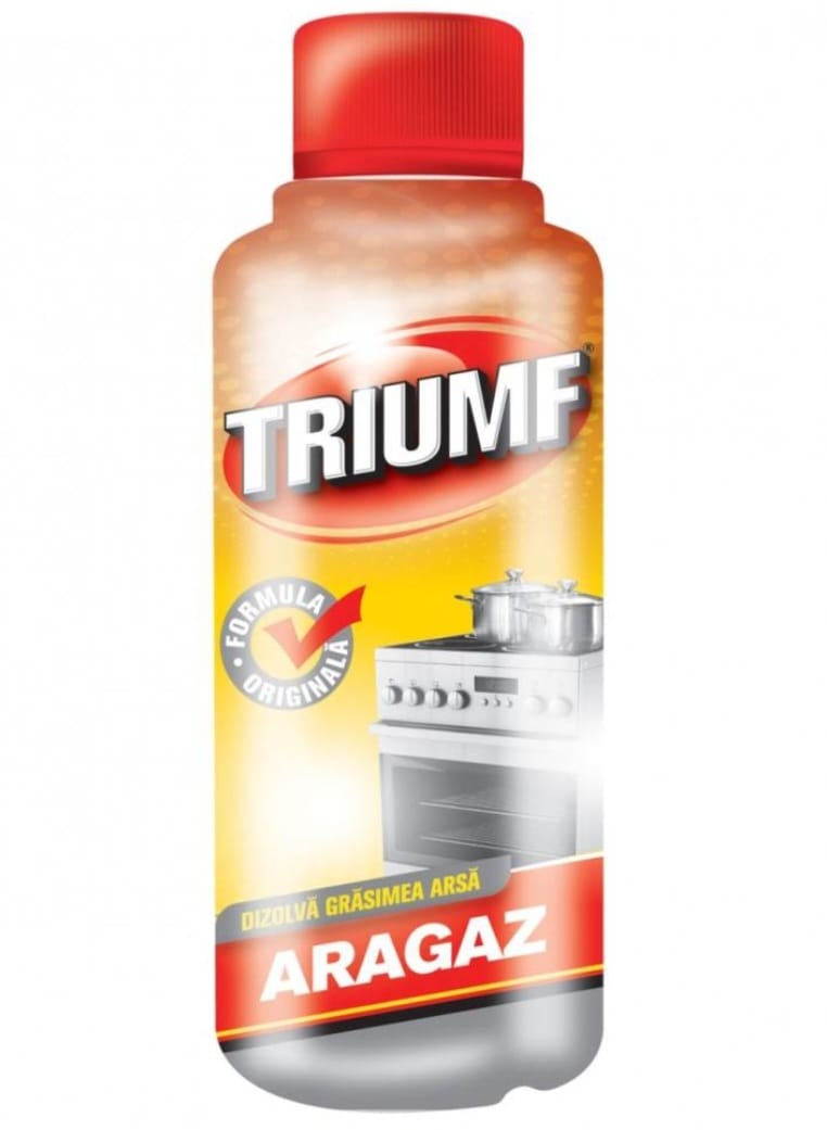 Triumf aragaz, Solutie pentru curatat grasime arsa, 375 ml