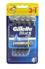 Aparat de Ras - Gillette Blue 3 Plus Comfort Comfort gel, 3+1 buc