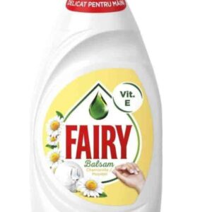 Detergent de Vase cu Aroma de Musetel - Fairy Chamomille&Vitamin E, 450 ml