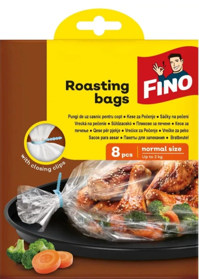 Fino Pungi speciale pentru copt 25x38cm 8buc