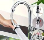 Adaptor flexibil universal,prelungitor pentru robinet chiuveta 2 functii, 360 grade, 15cm
