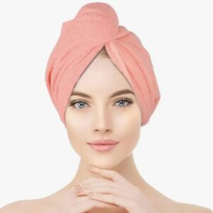 Prosop de par tip turban cu accesoriu funda