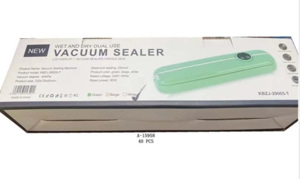 Aparat vidat electric+ 10 pungi, 20*30 cm