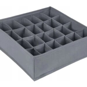 Organizator pliabil pentru sertar, 24 compartimente, 32.5 x 32.5 cm