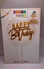 Toper HAPPY Birthday, pe fundal transparent