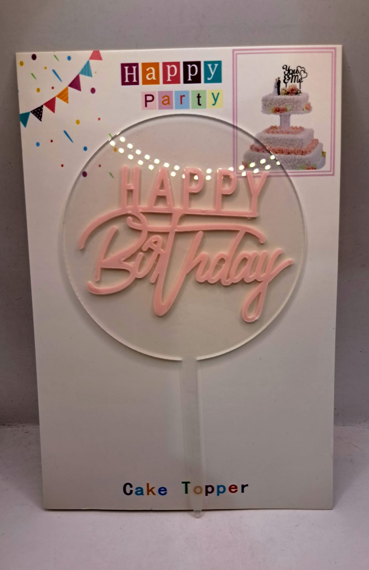 Toper HAPPY Birthday Roz, fundal transparent