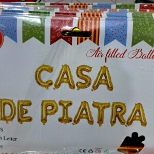 Casa de piatra, baloane petrecere, Auriu